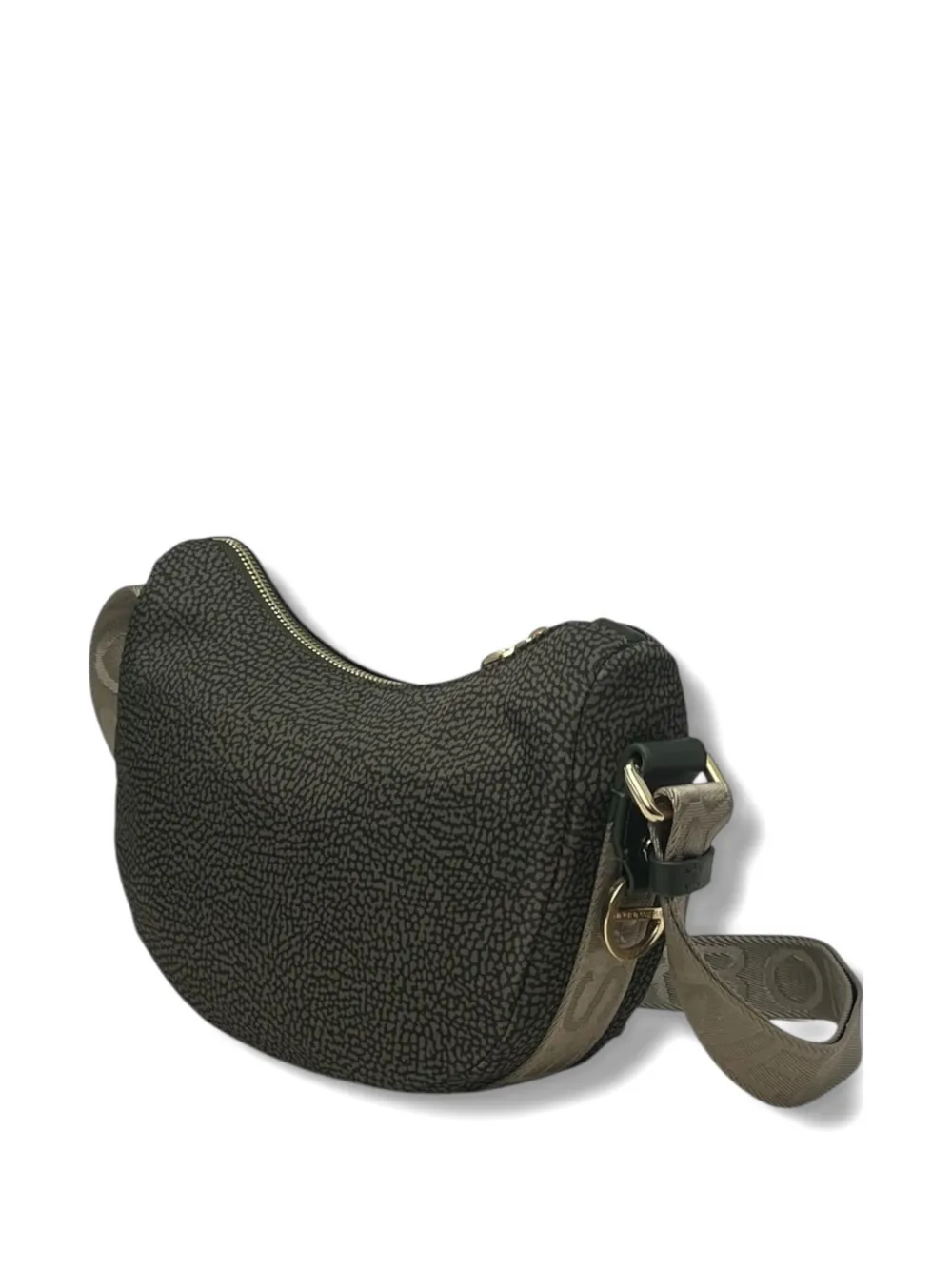 Borbonese Mini Luna Bag In Green