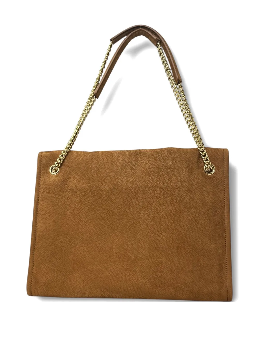 Orciani midi Venus leather shouder bag - Bruin