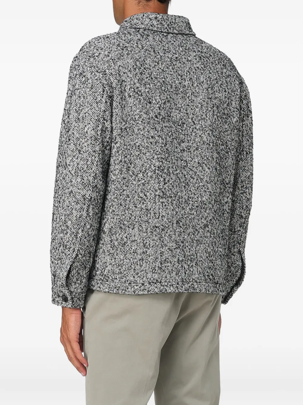 Tagliatore Jack met klepzak en knopen Grijs