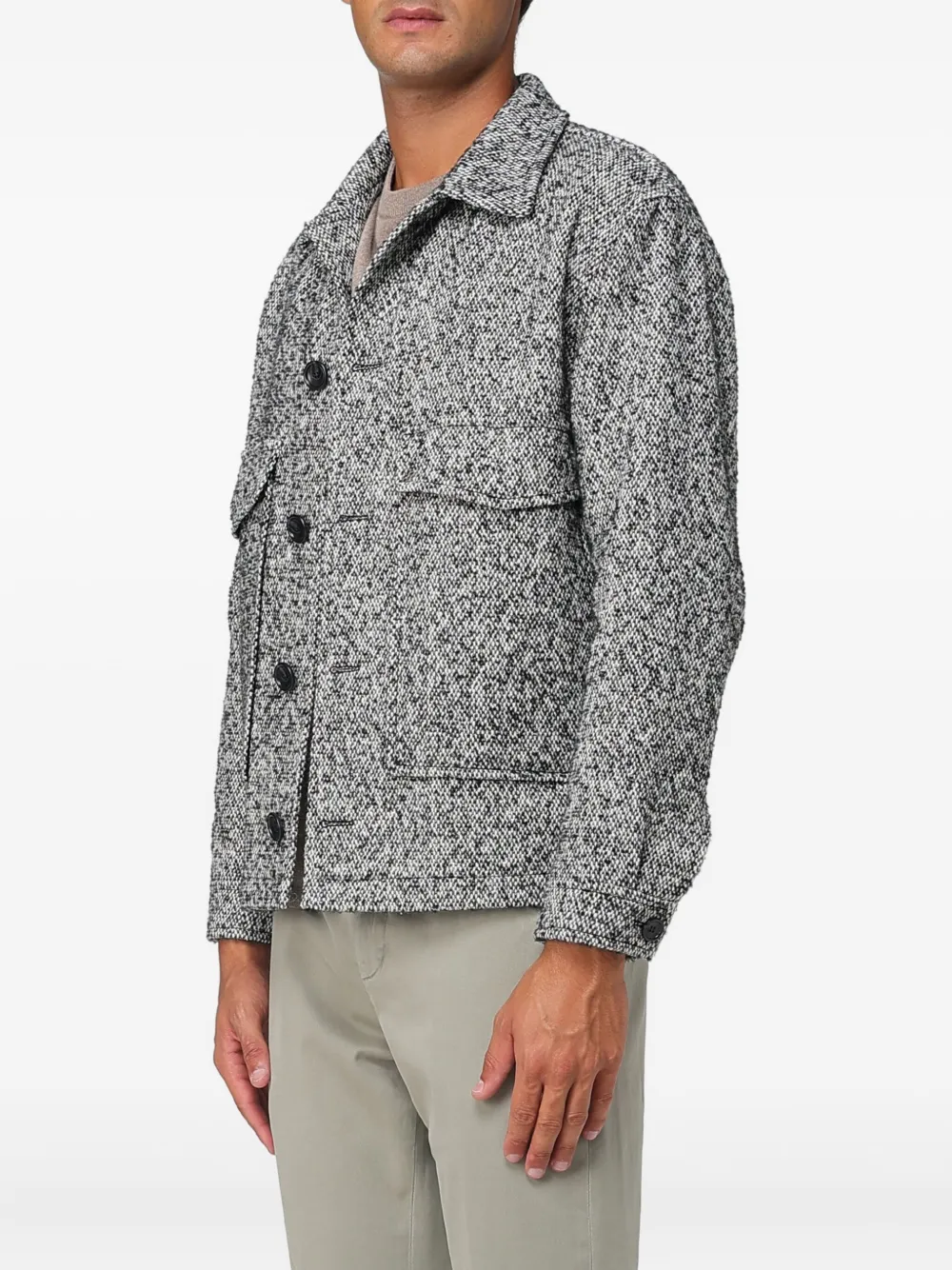 Tagliatore buttoned flap-pocket jacket | Shirt Jackets | Image 2