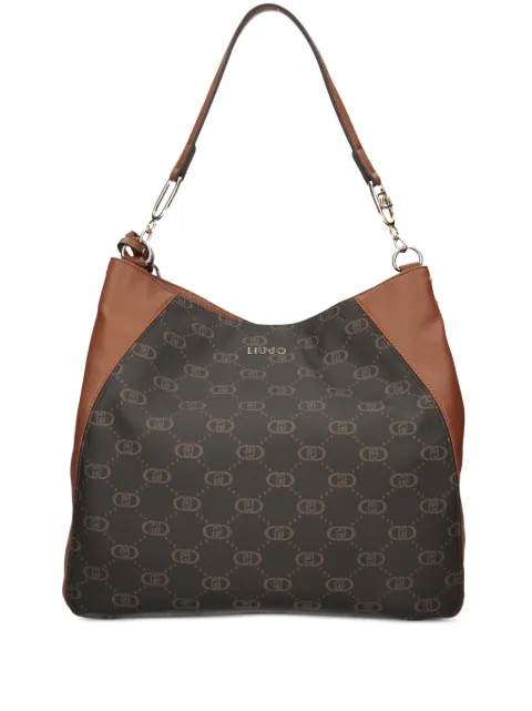 LIU JO medium monogram-pattern tote bag 