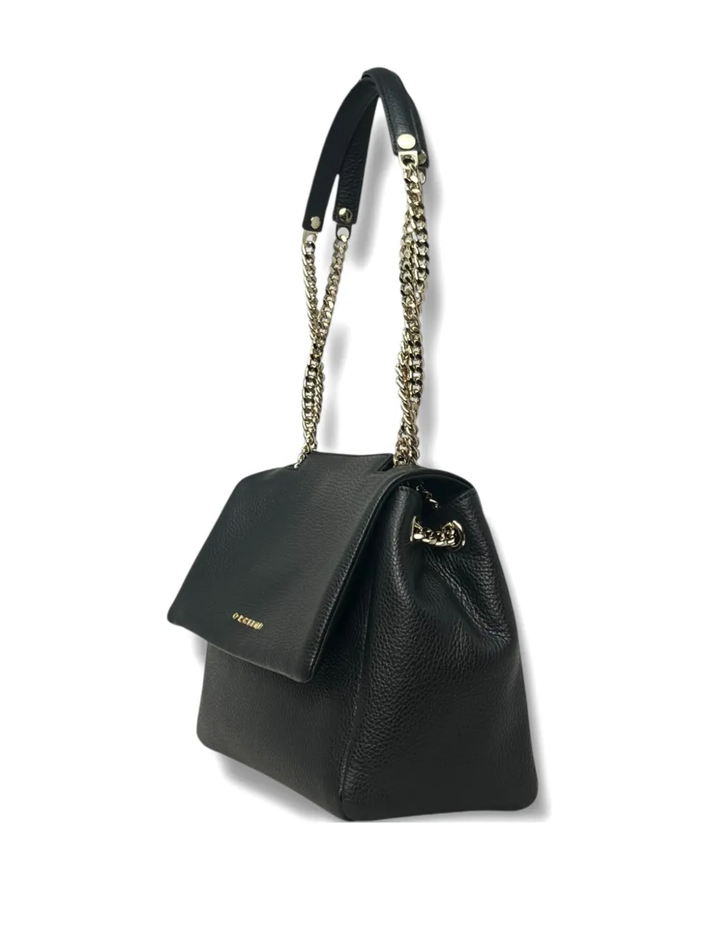 Orciani Small Sveva Shoulder Bag In Black