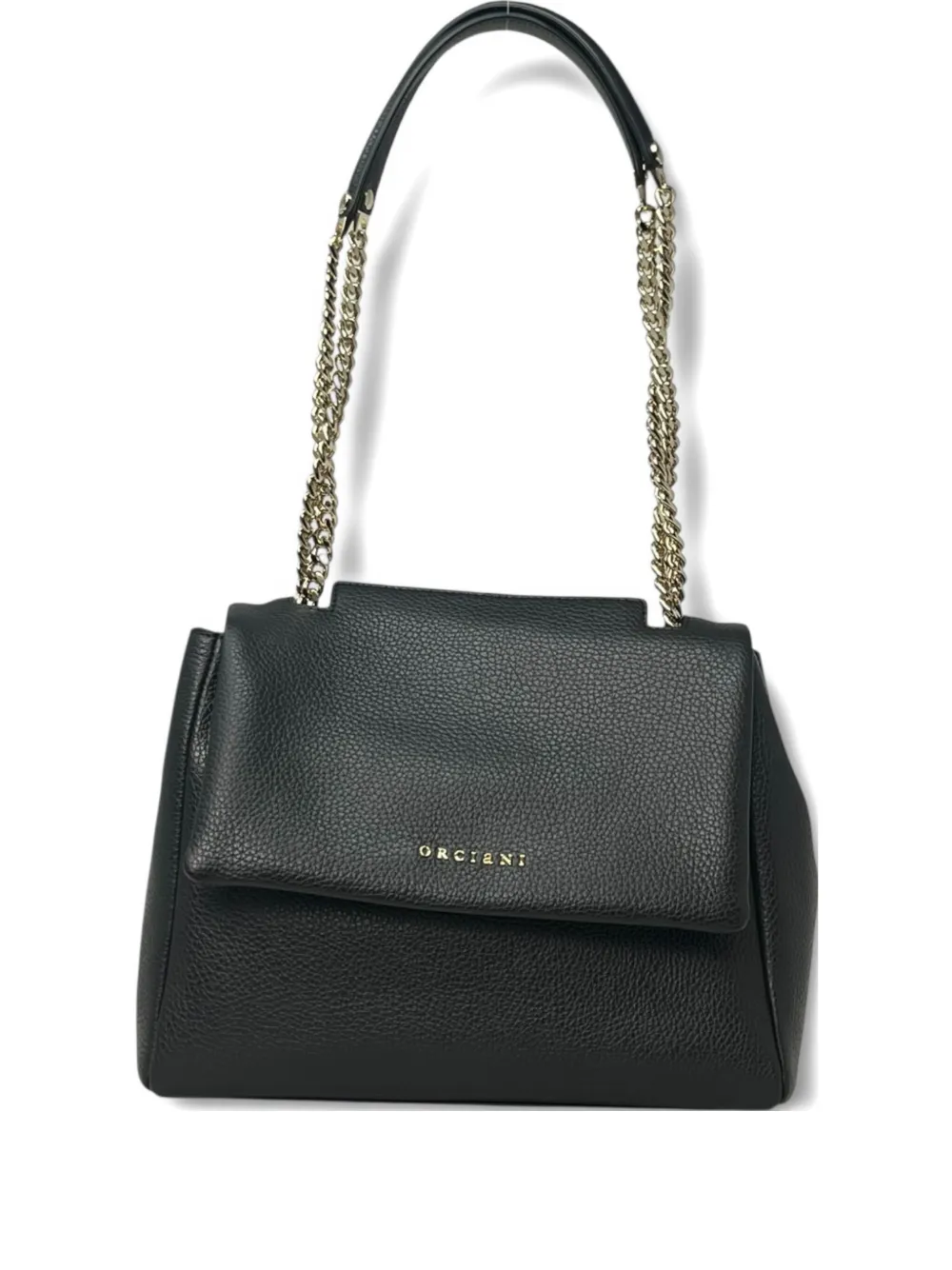 Orciani Small Sveva Shoulder Bag In Black