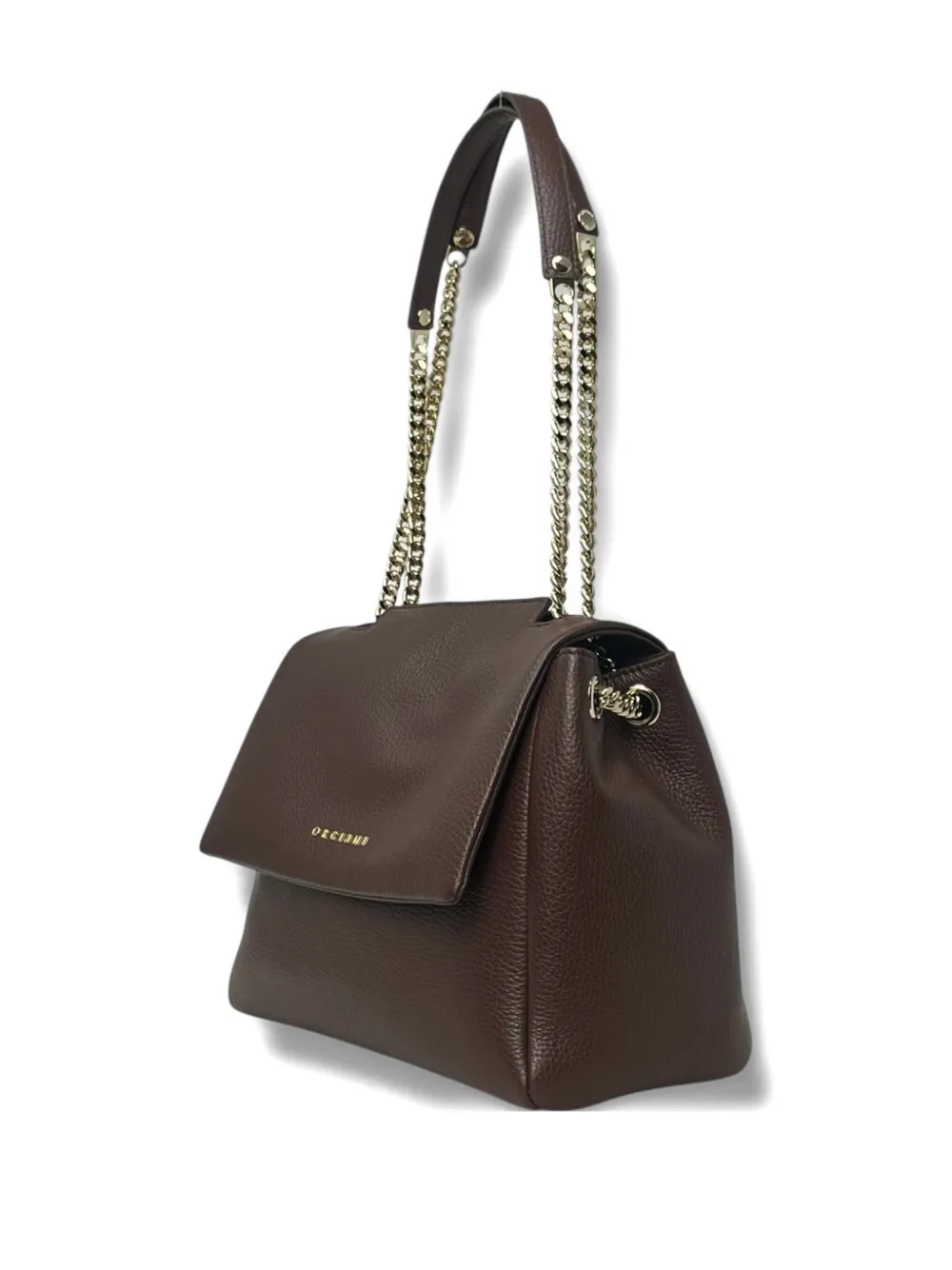Orciani Small Sveva Shoulder Bag In Brown