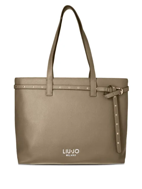 LIU JO medium stud-detail tote bag 