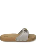Scholl Pescura flat mules - White