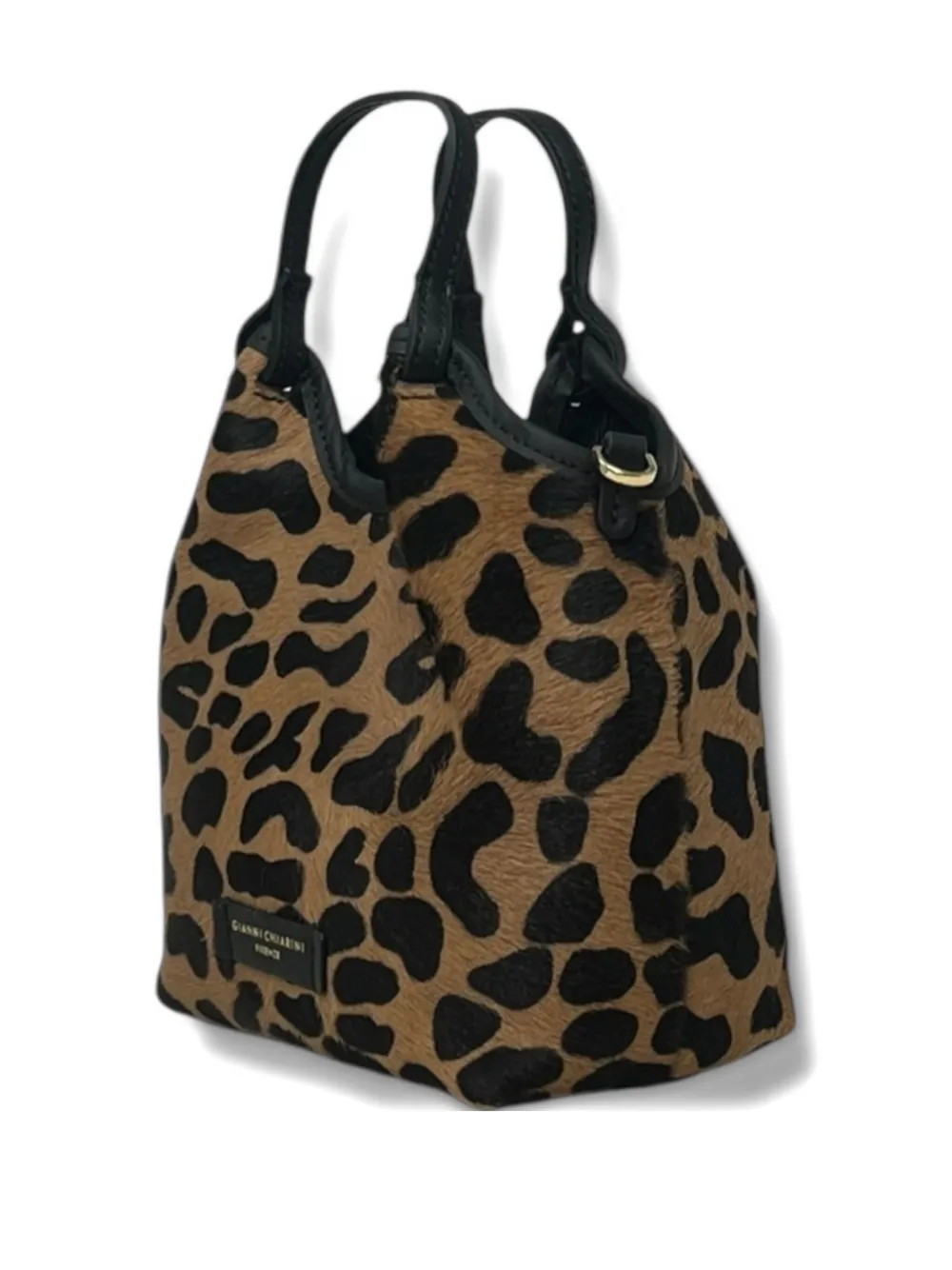Gianni Chiarini Mini Dua Tote Bag In Brown