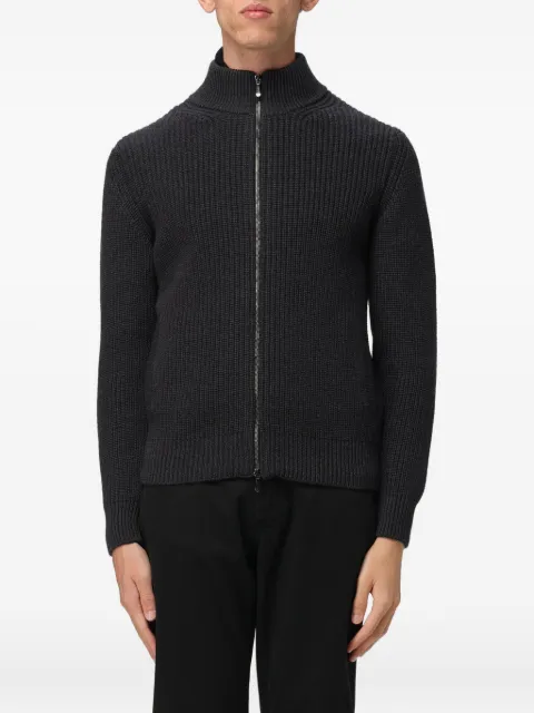 Drumohr zip long-sleeve cardigan