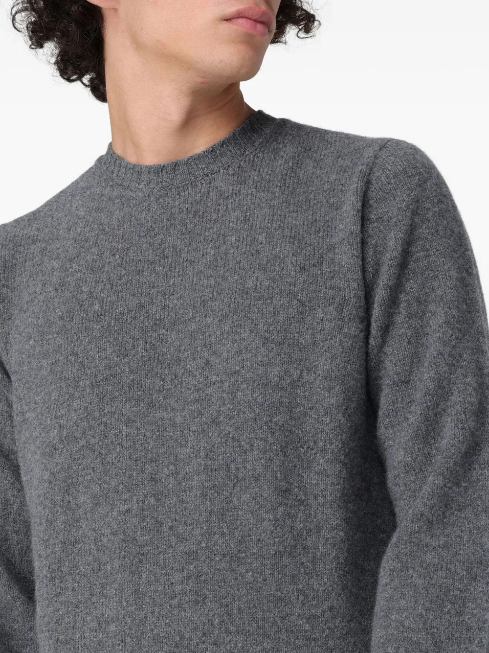 Drumohr Crew-neck Sweater In Gray