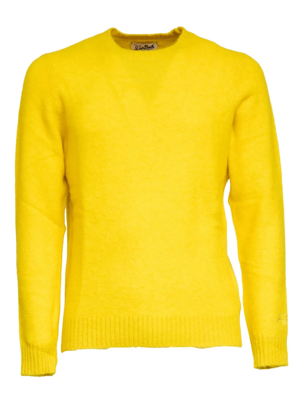 Mc2 Saint Barth Regent Crew-neck Sweater In Yellow
