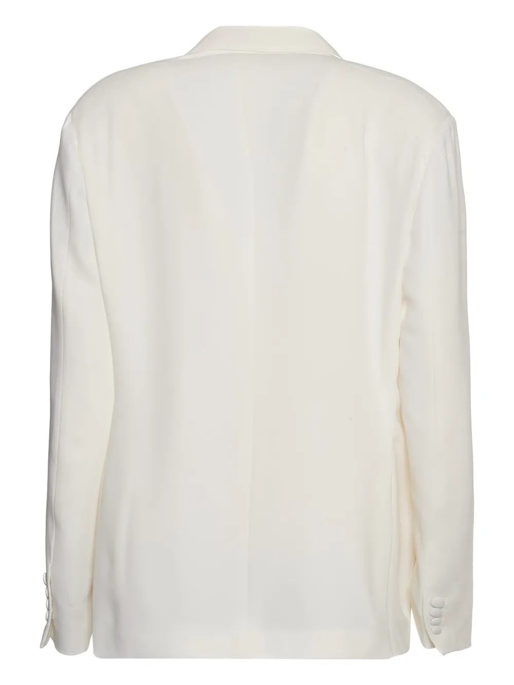 Saulina Double-breasted Patch-pocket Blazer In Neutral