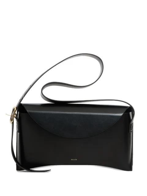 SALCE flap leather satchel