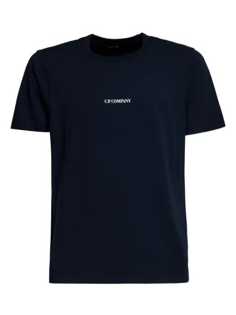 C.P. Company playera con logo estampado