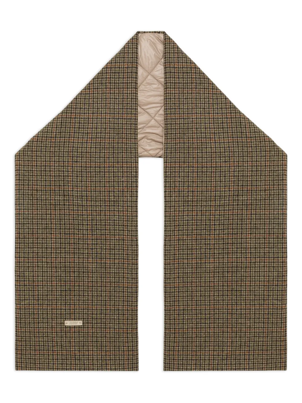 Autry وشاح بوجهين وعلامة | بني | Image 1