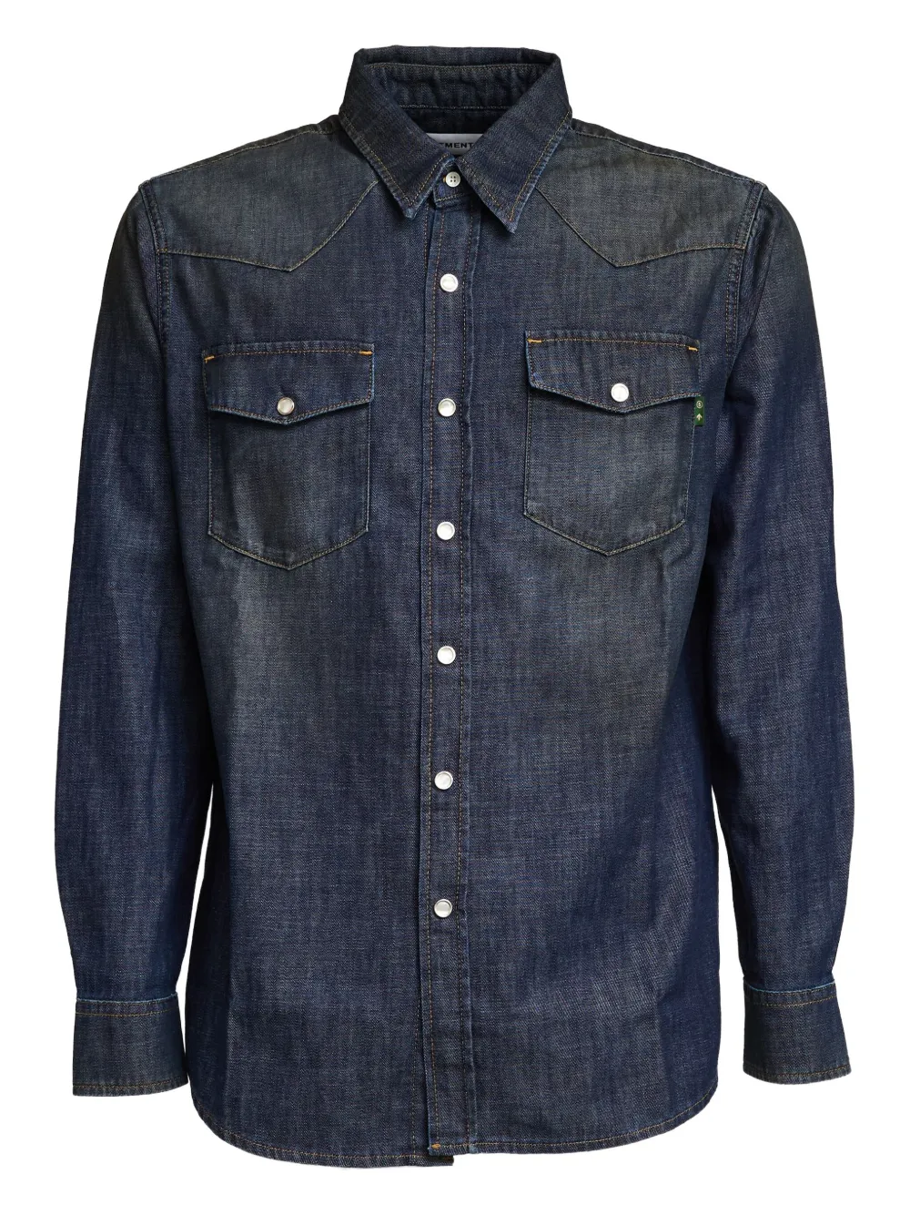 Department 5 camisa estilo western con botones | azul | Image 1