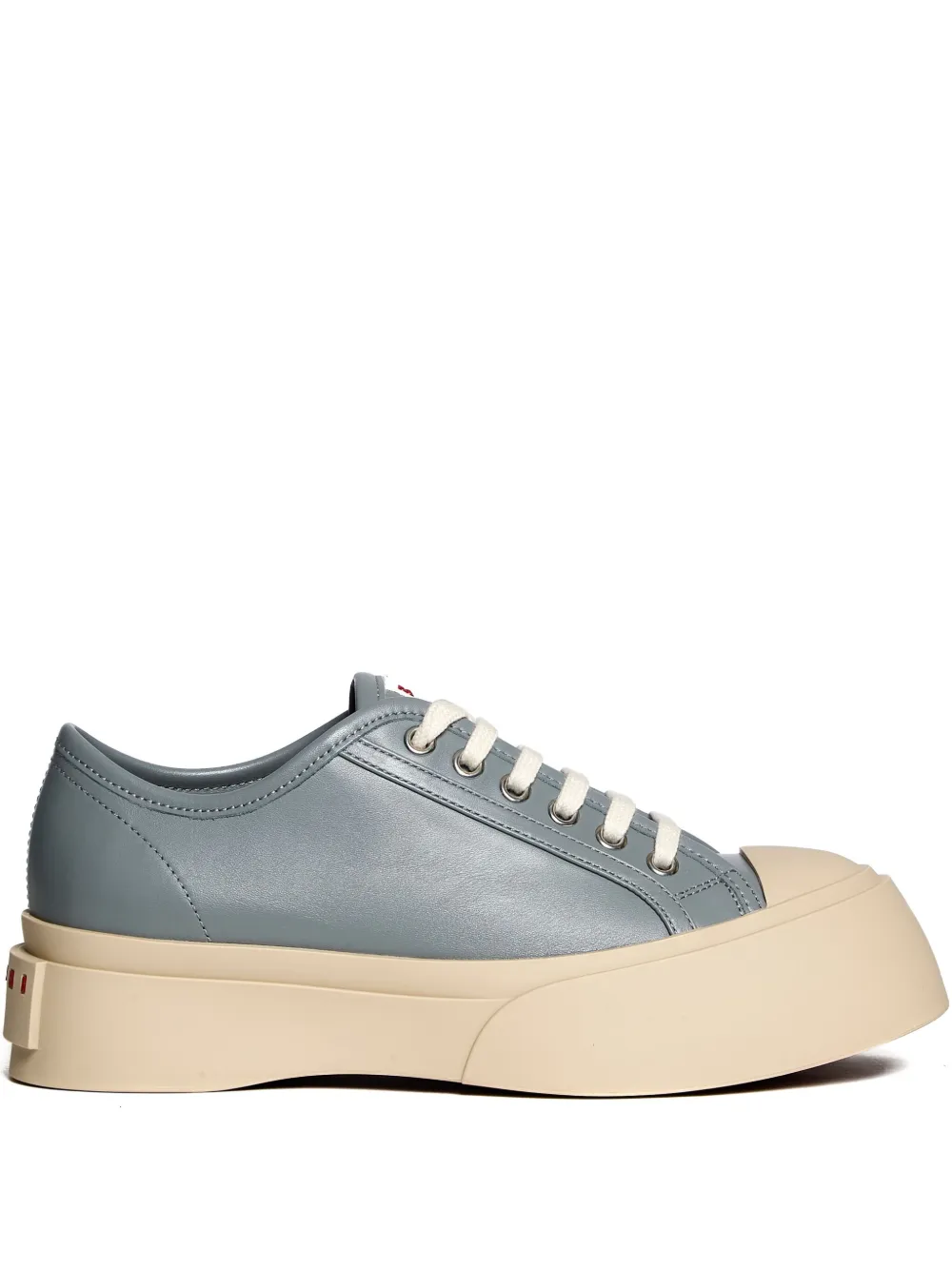 Marni Leren sneakers Grijs