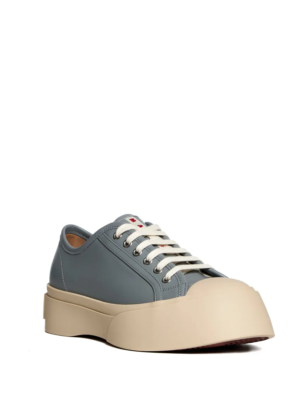 Marni Leren sneakers - Grijs