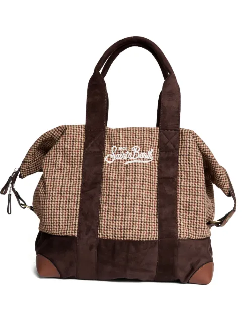 MC2 Saint Barth houndstooth-pattern duffle bag