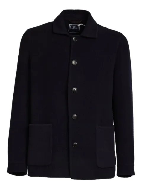 Fedeli Cambridge buttoned jacket