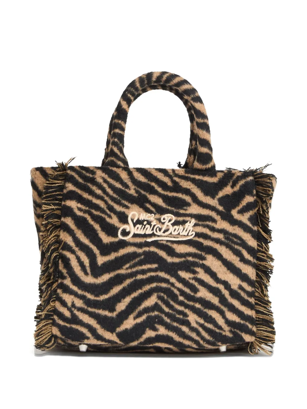 MC2 Saint Barth zebra fringe vanity satchel | Image 2