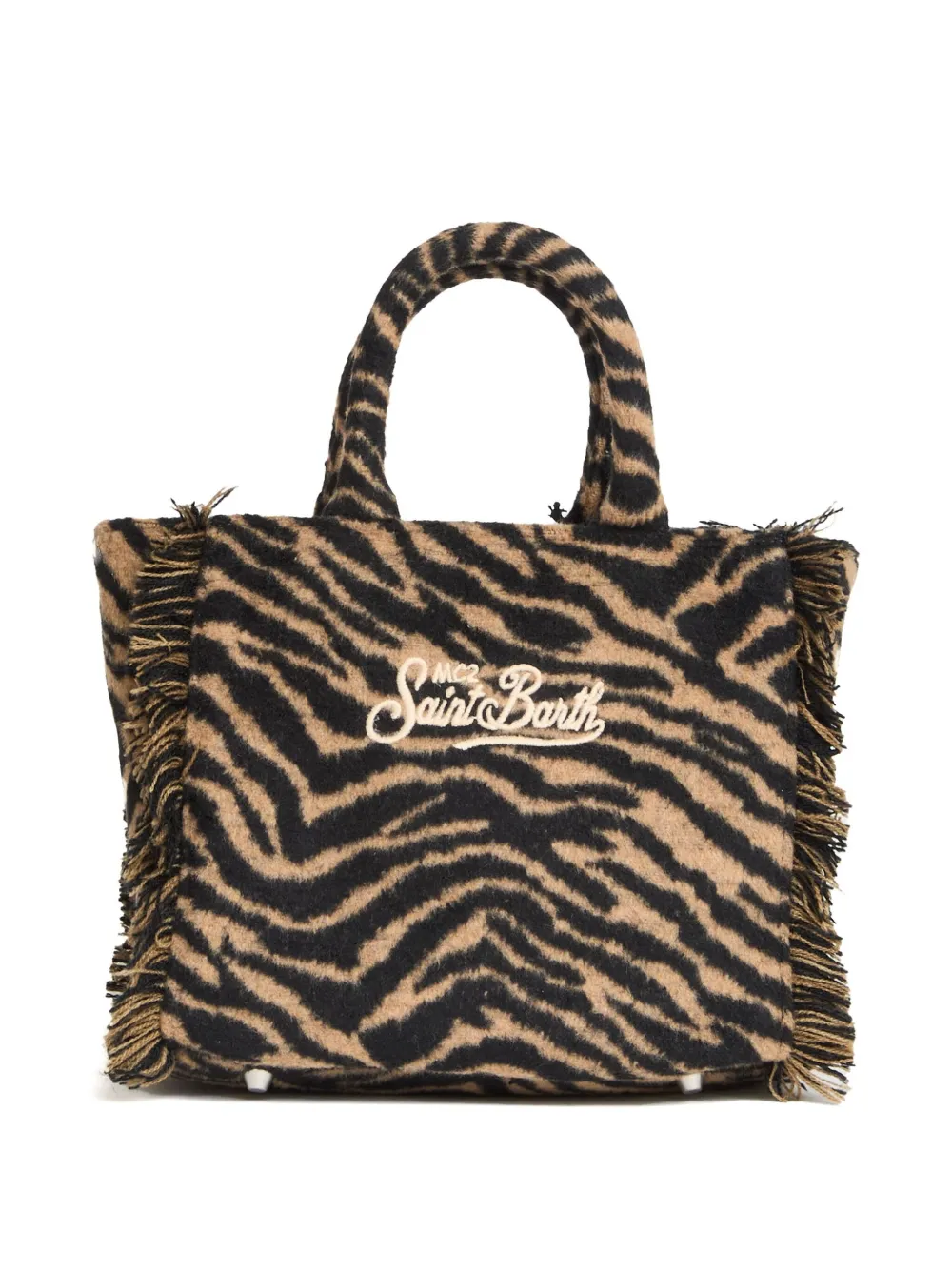 MC2 Saint Barth zebra fringe vanity satchel | Image 2