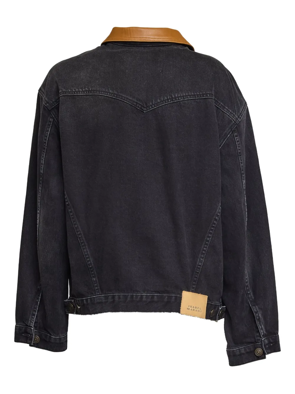 ISABEL MARANT Petunia denim jack Zwart