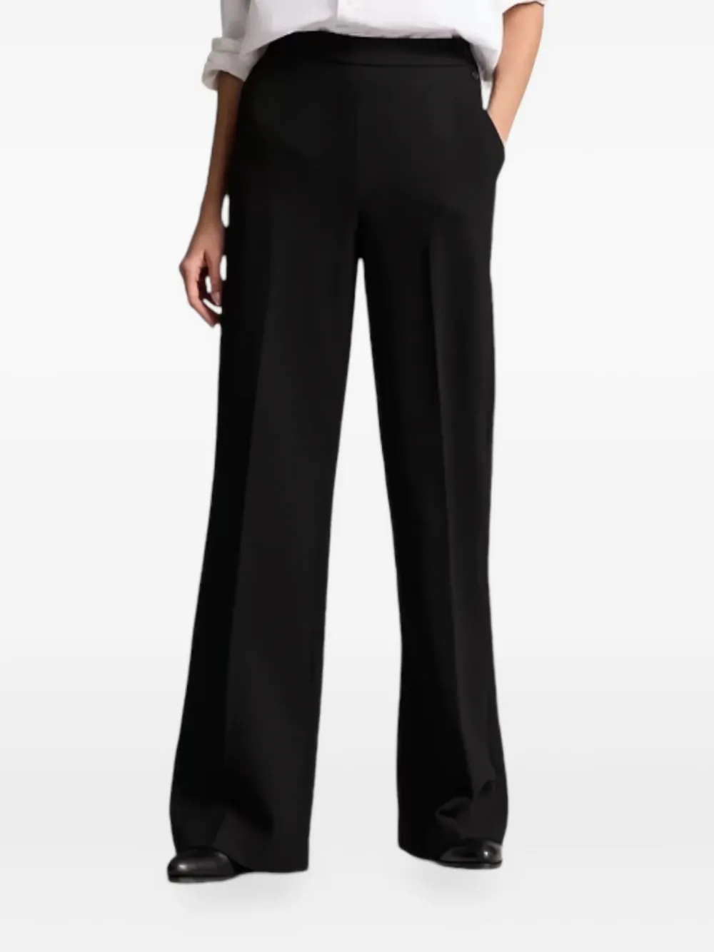 Polo Ralph Lauren Broek met plooien - Zwart