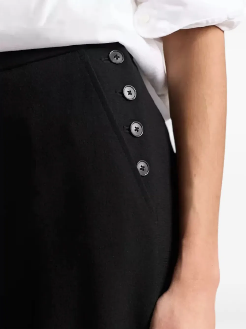 Polo Ralph Lauren Broek met plooien Zwart