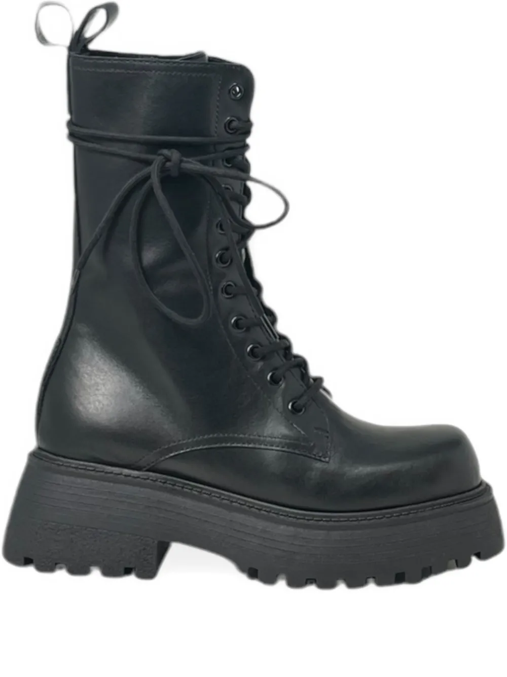 3juin lace-up platform boots - Nero