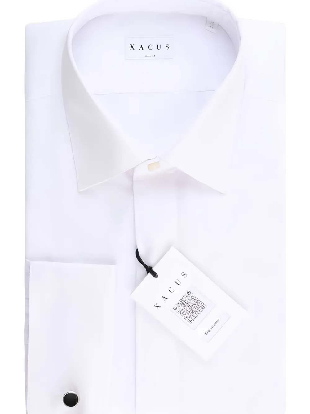 Xacus long-sleeved cotton shirt - Wit