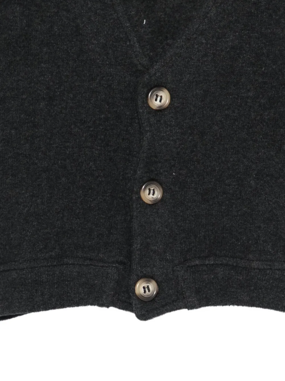 Miss Grant Buttoned Cardigan In Gray