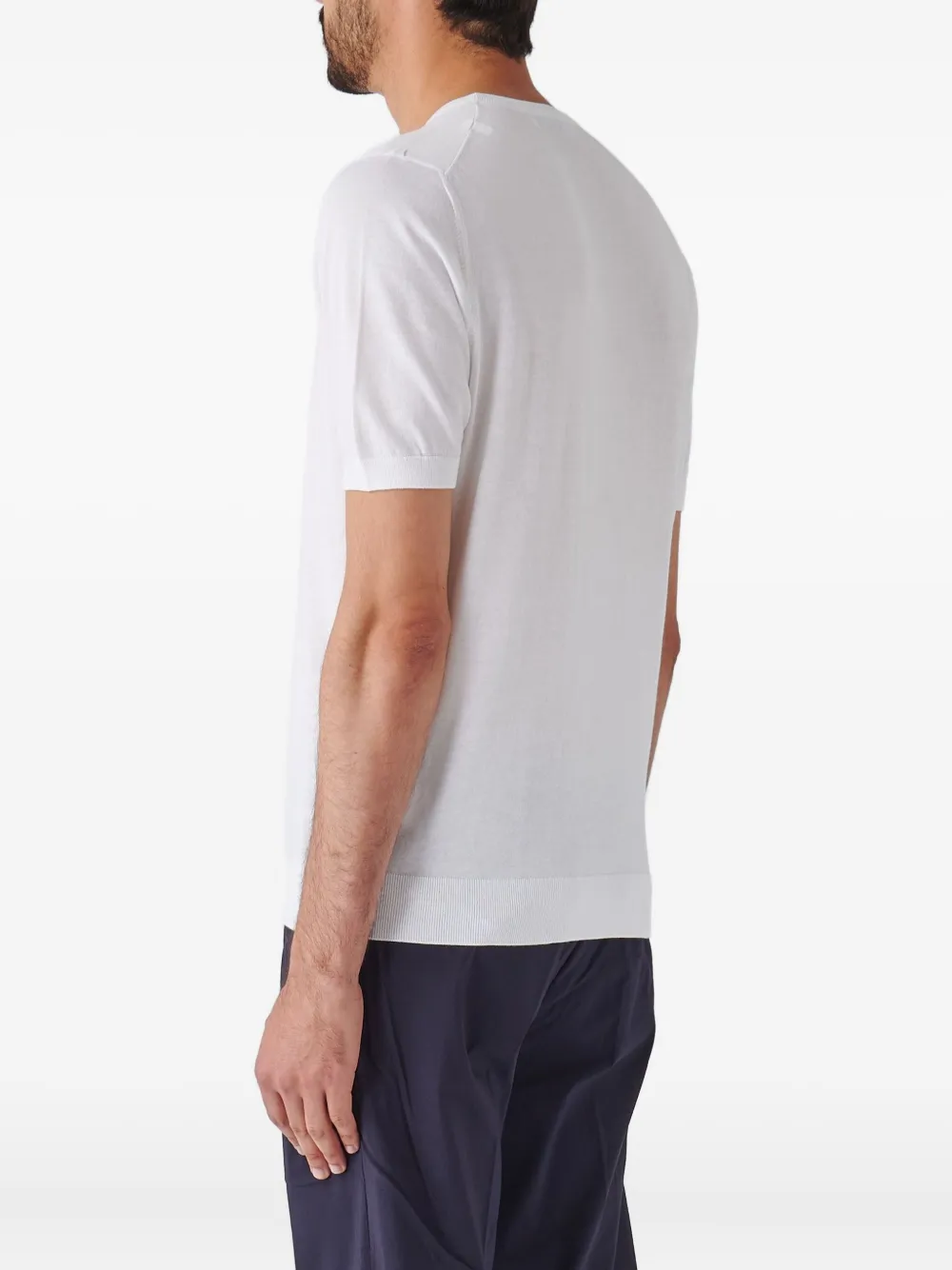 Gran Sasso T-shirt met ronde hals Wit