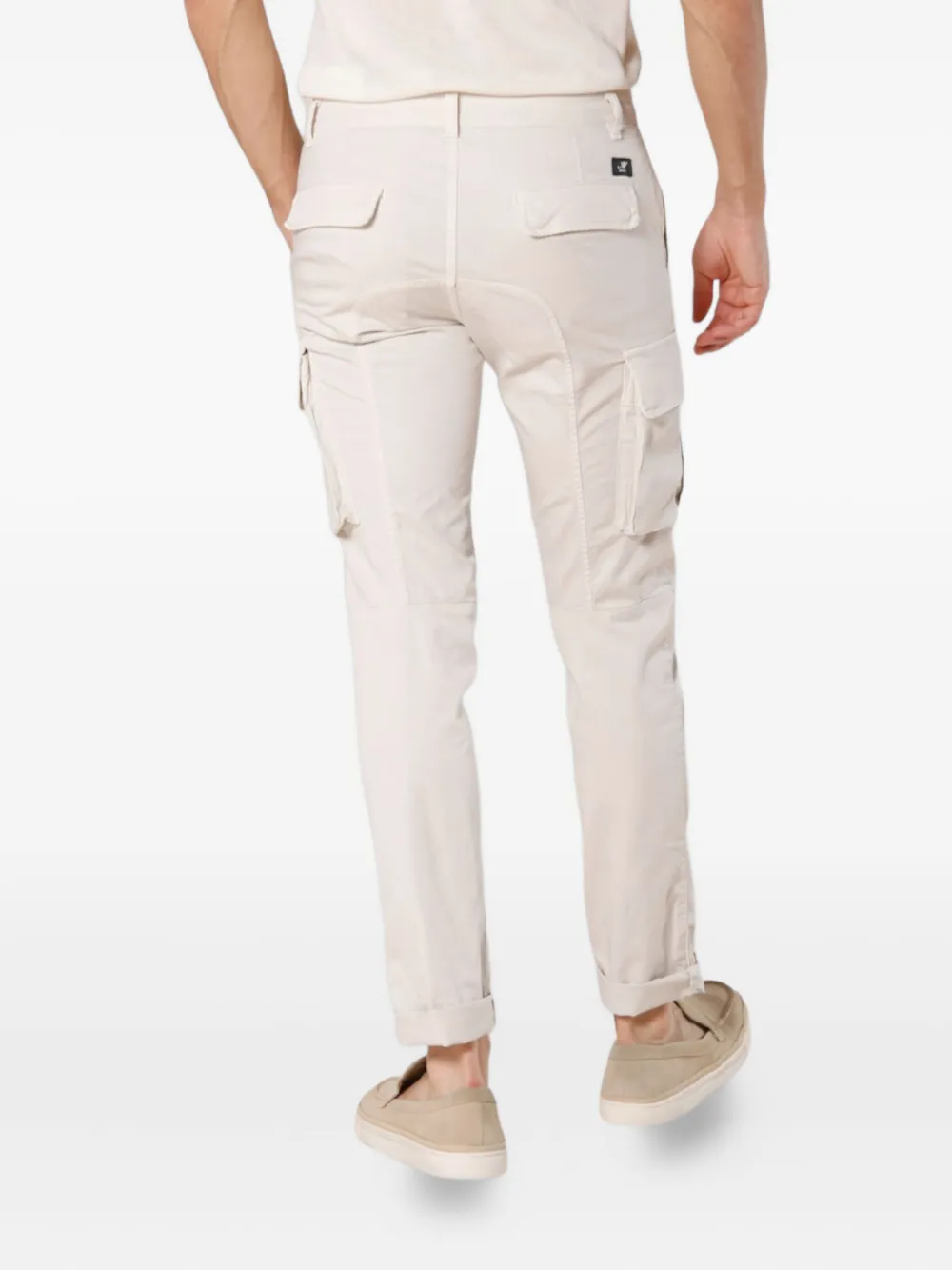 Mason's Broek met cargo zak Beige