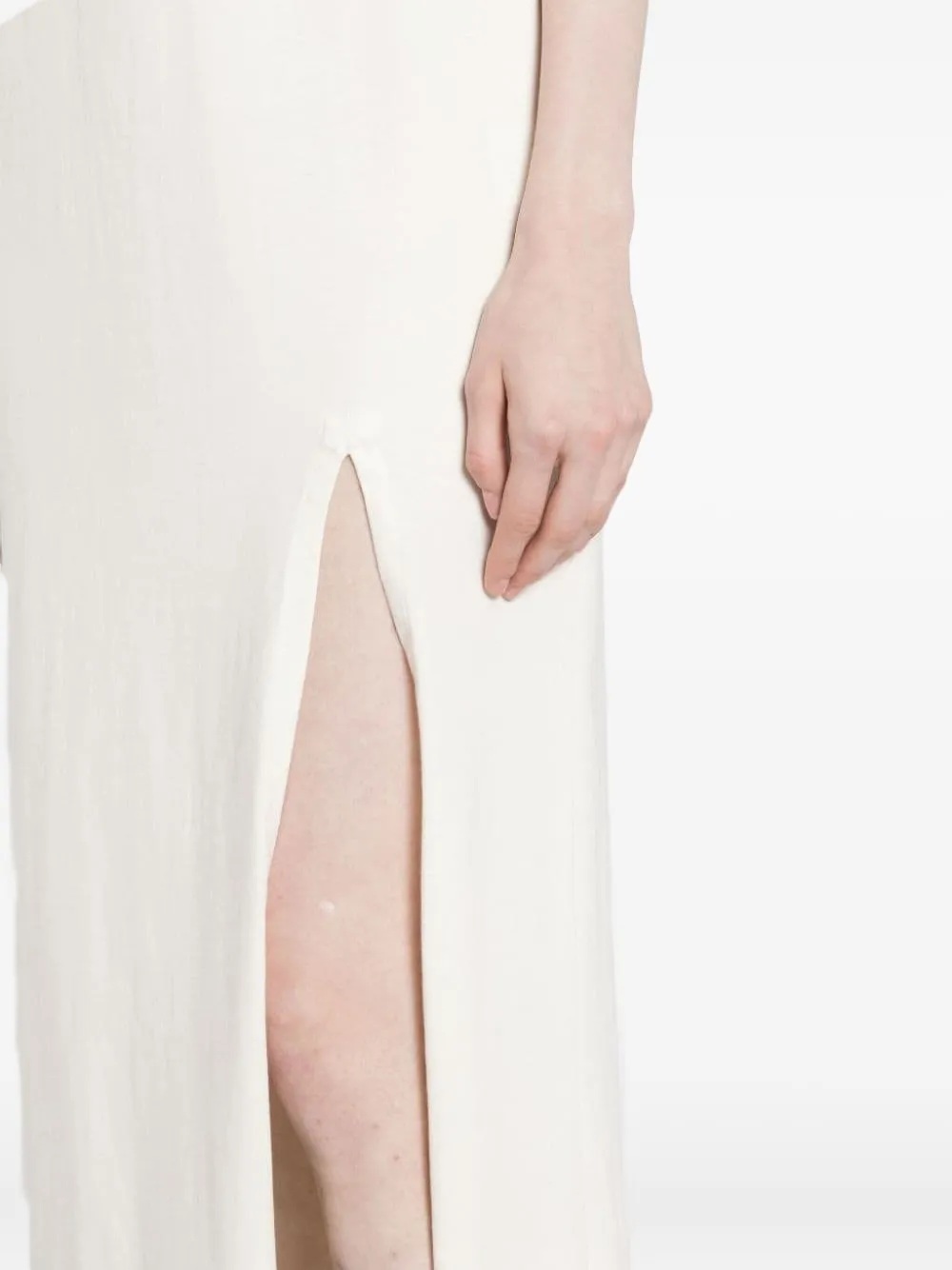 MSGM Maxi-jurk met korte mouwen Wit