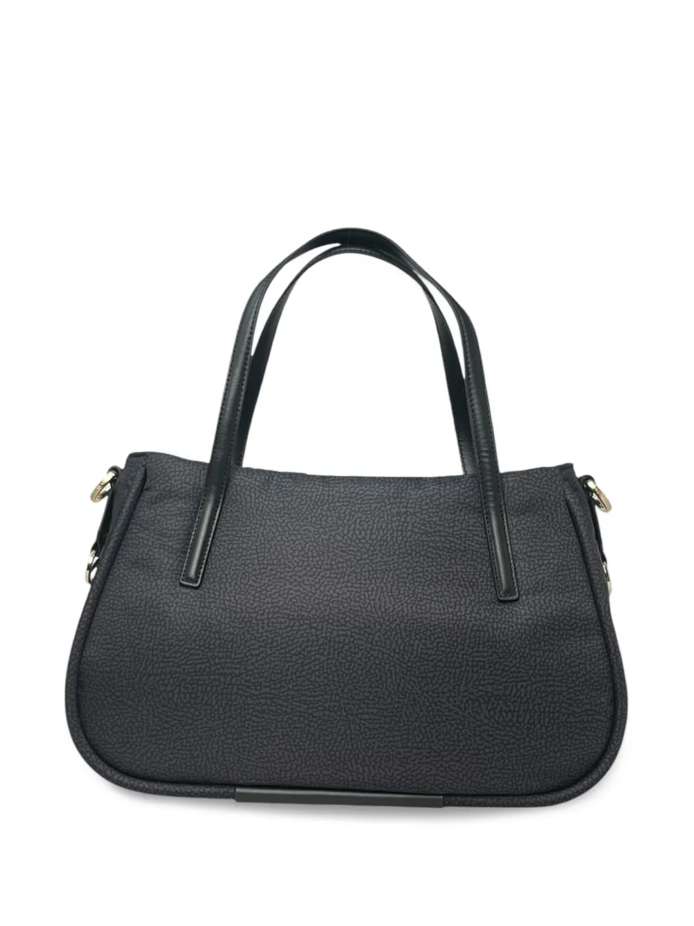 Borbonese Medium shopper met logoplakkaat - Grijs