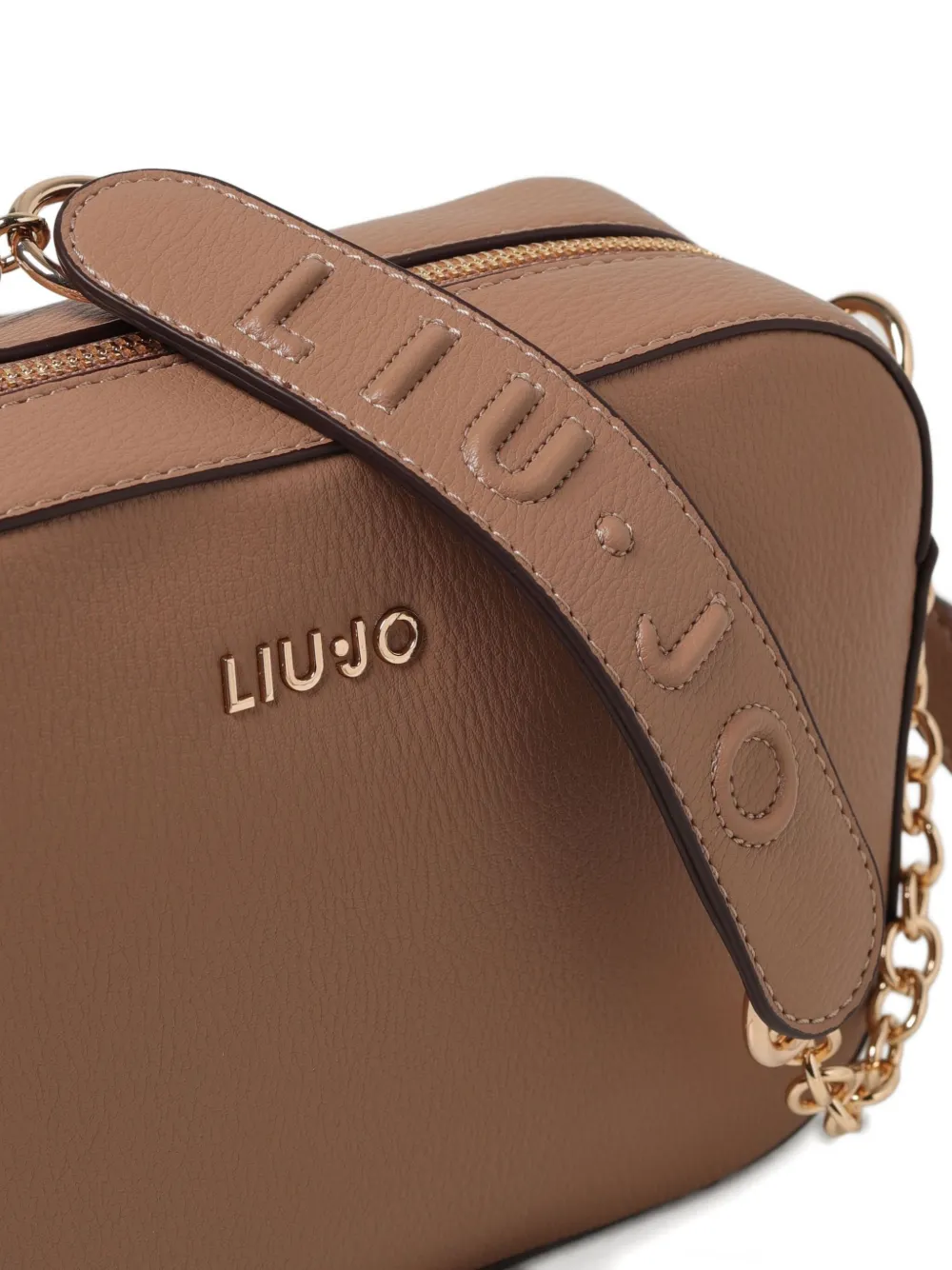Liu •jo Medium Ecs Shoulder Bag In Brown