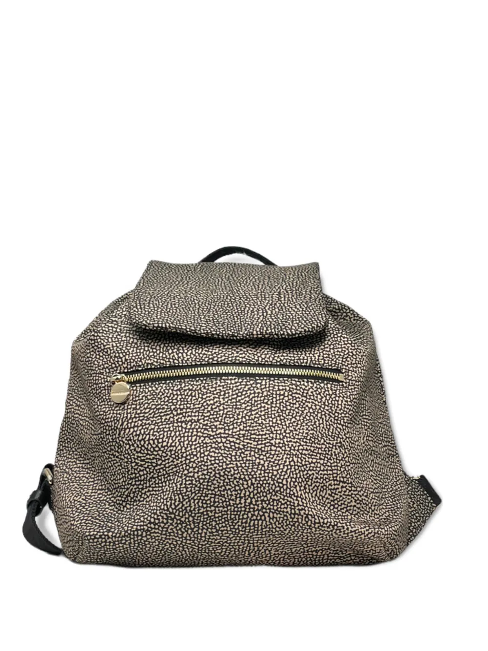 Borbonese Medium Zaino Backpack In Brown