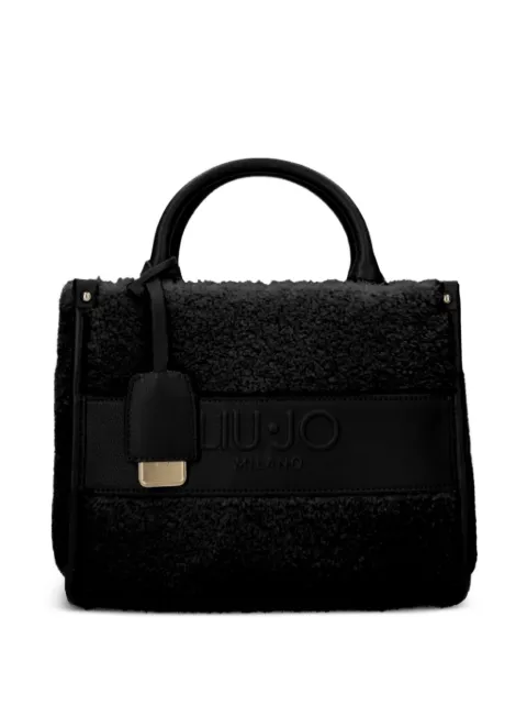 LIU JO small logo-embossed tote bag 