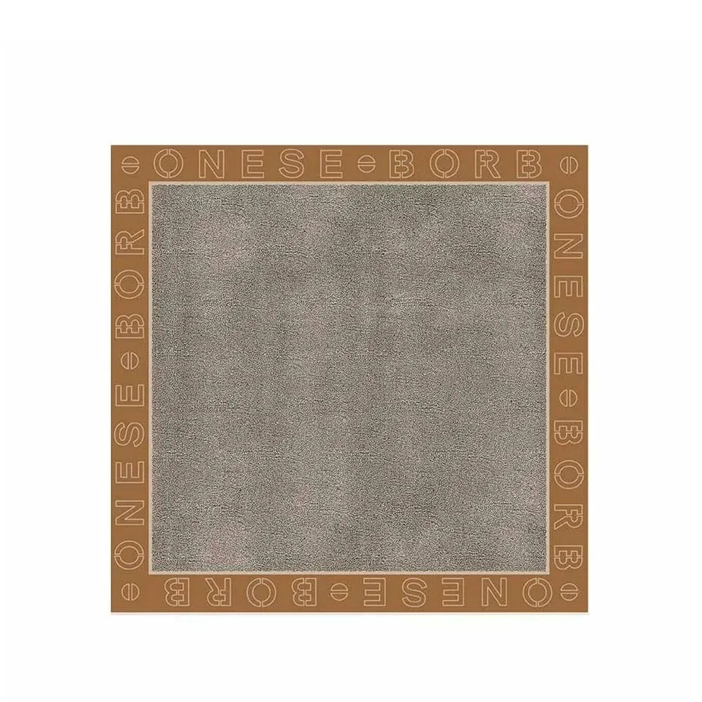 Borbonese Logo-detail Scarf In Brown