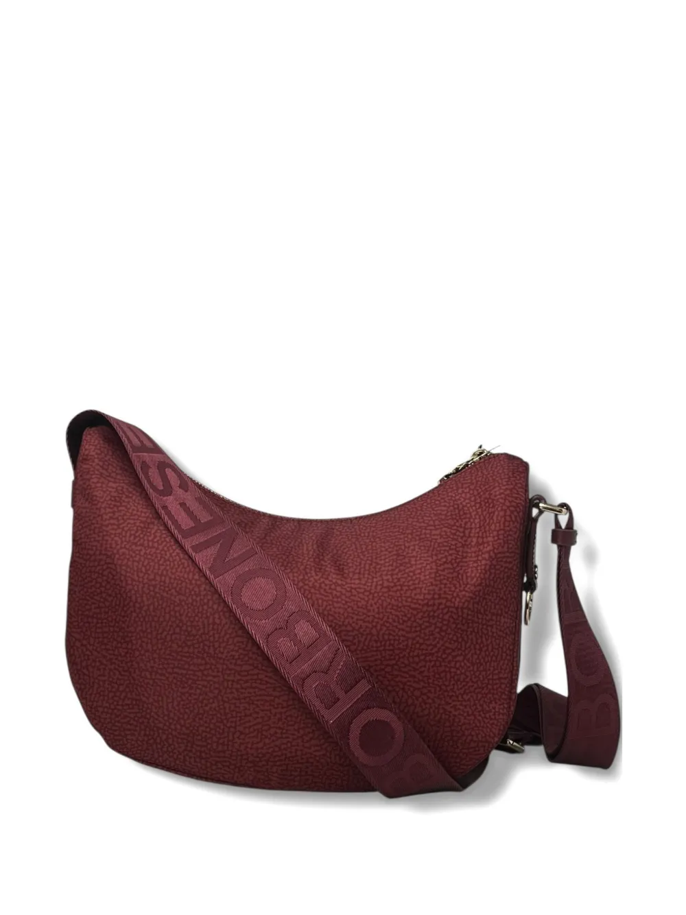 Borbonese Small Luna Crossbody Bag In Red