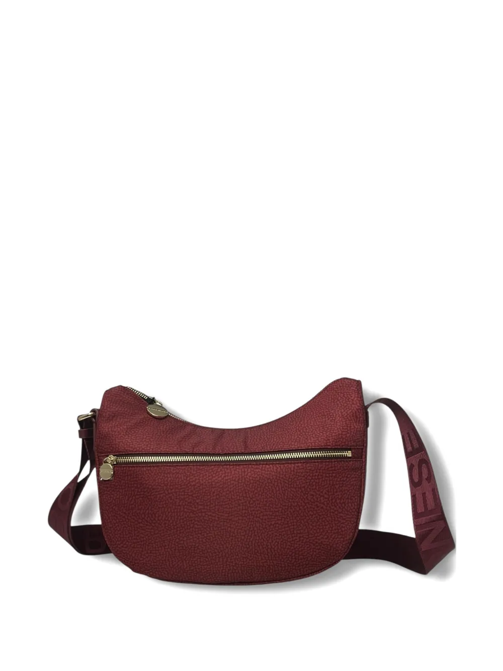 Borbonese Small Luna Crossbody Bag In Red