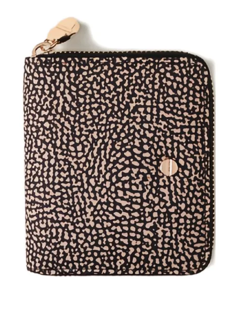Borbonese medium zip-around wallet