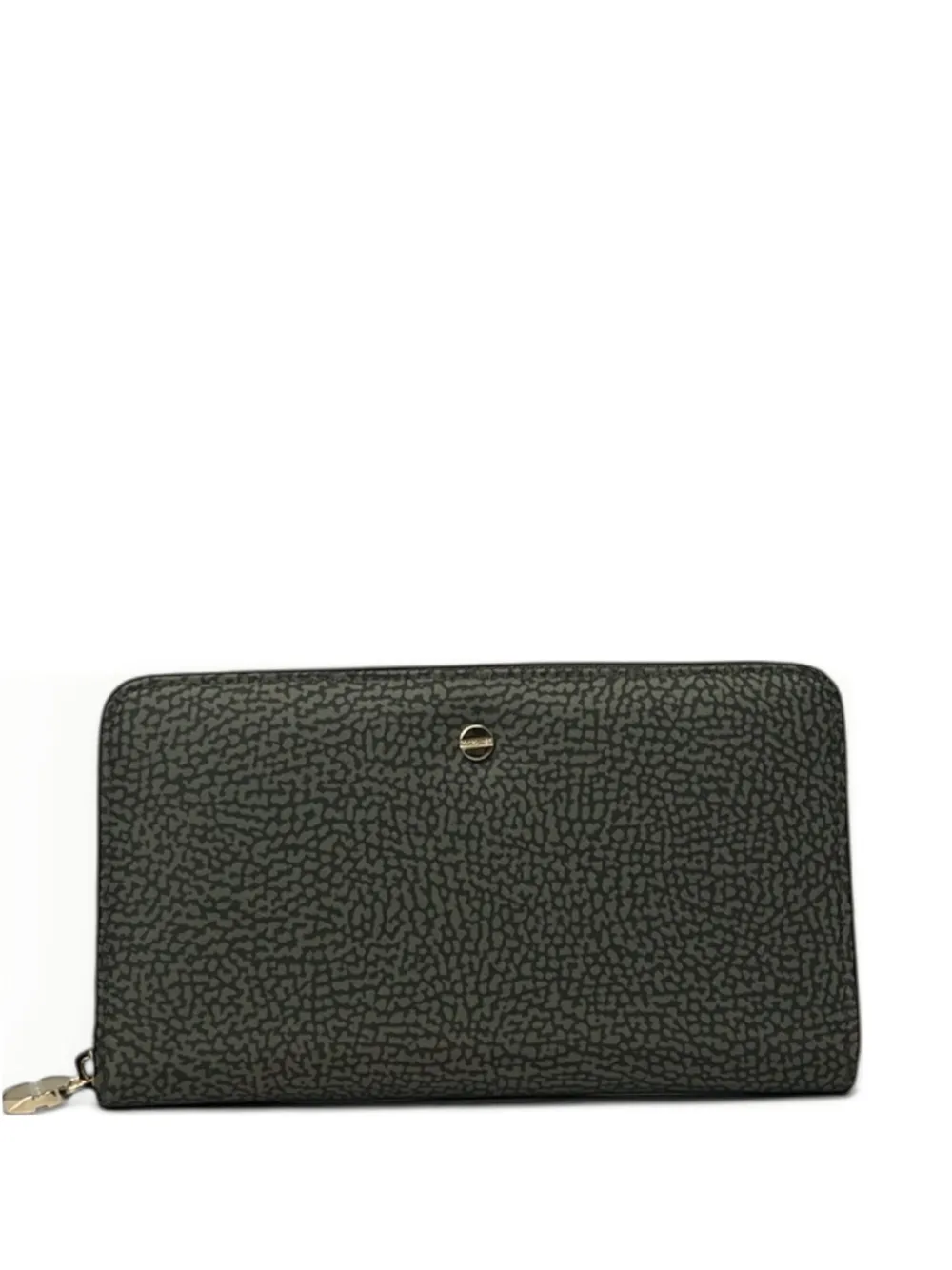 Borbonese large printed wallet - Nero