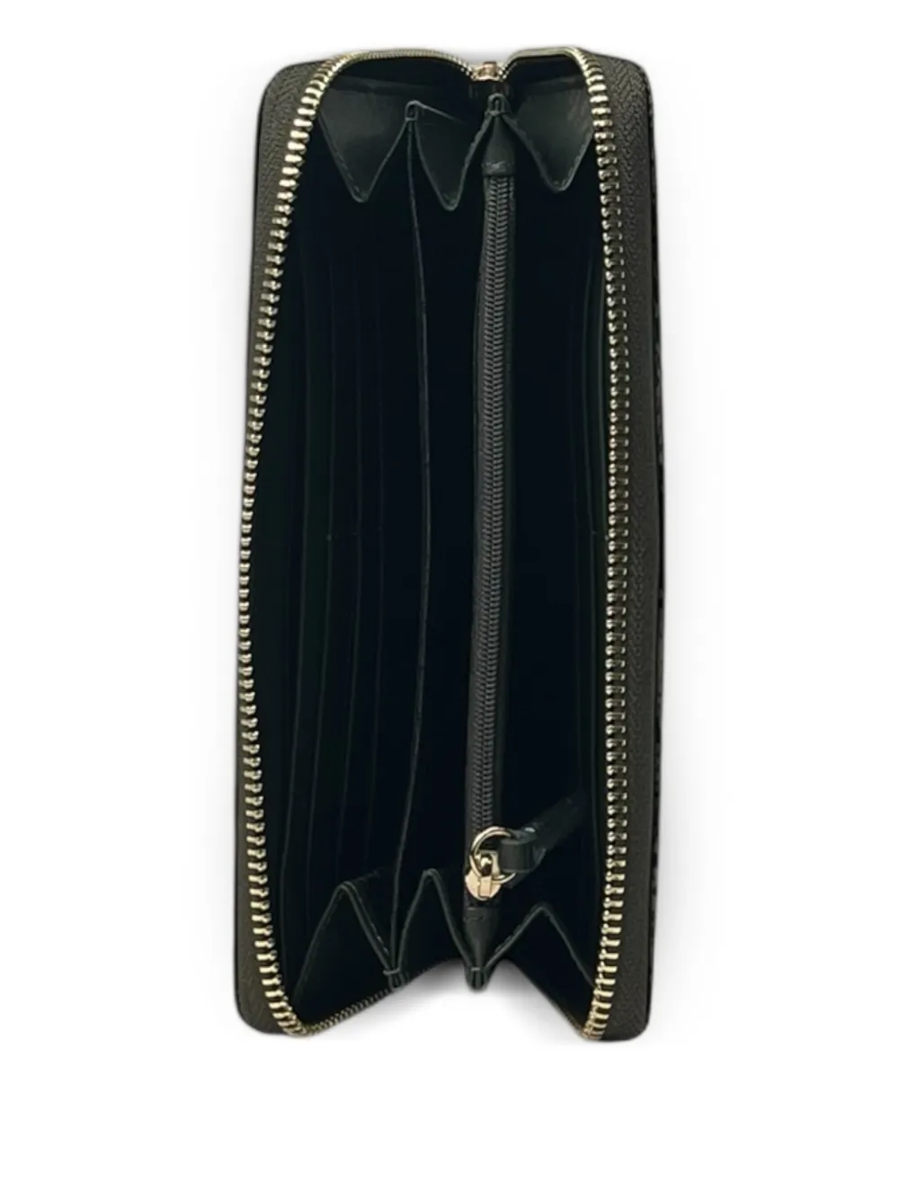 Borbonese Large Printed Wallet In Green