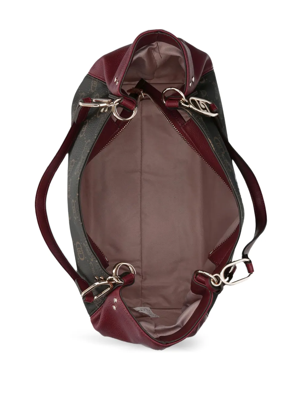 Liu •jo Medium Monogram-pattern Tote Bag In Red