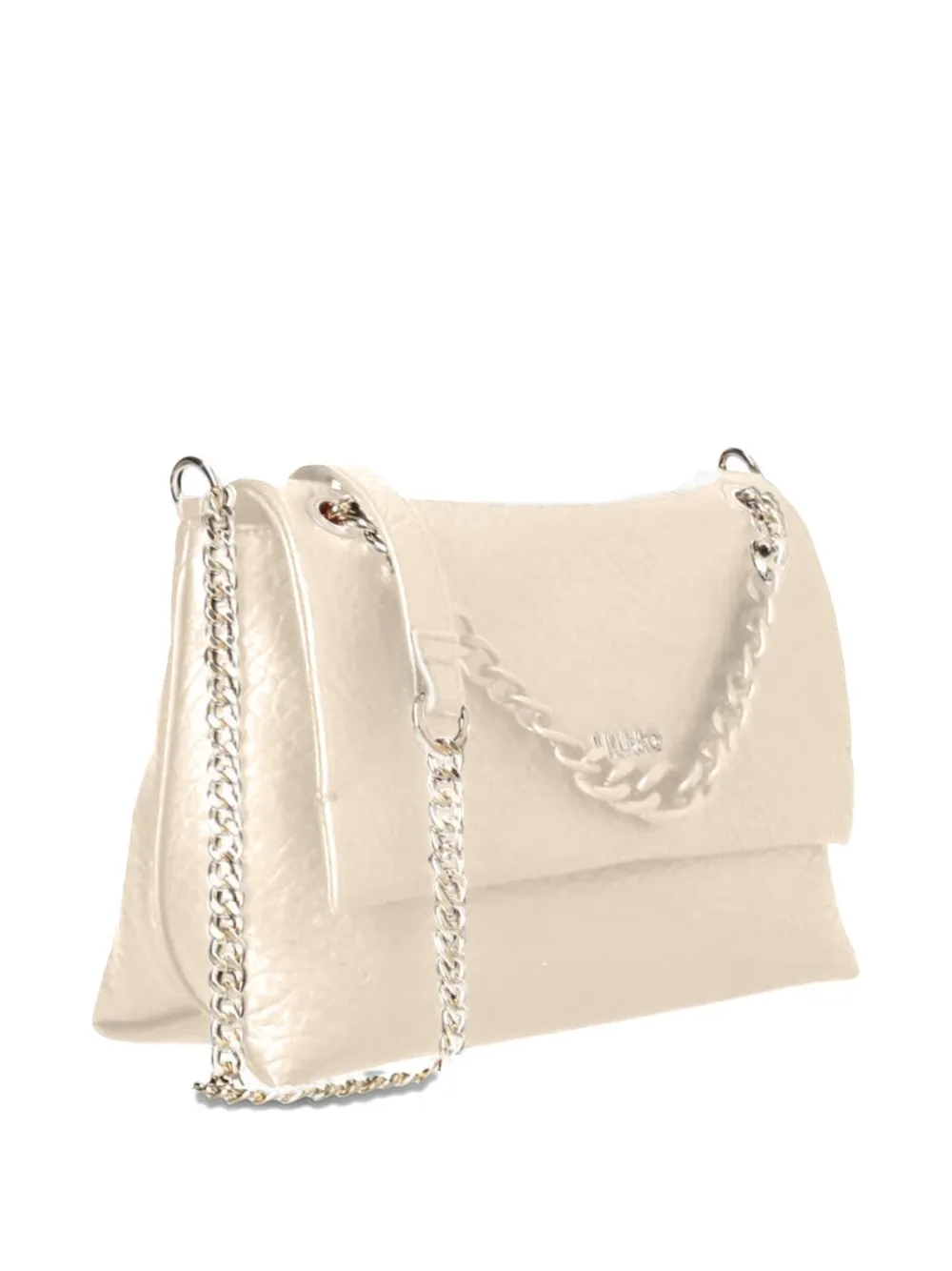Liu •jo Medium Chain-strap Cross Body Bag In White