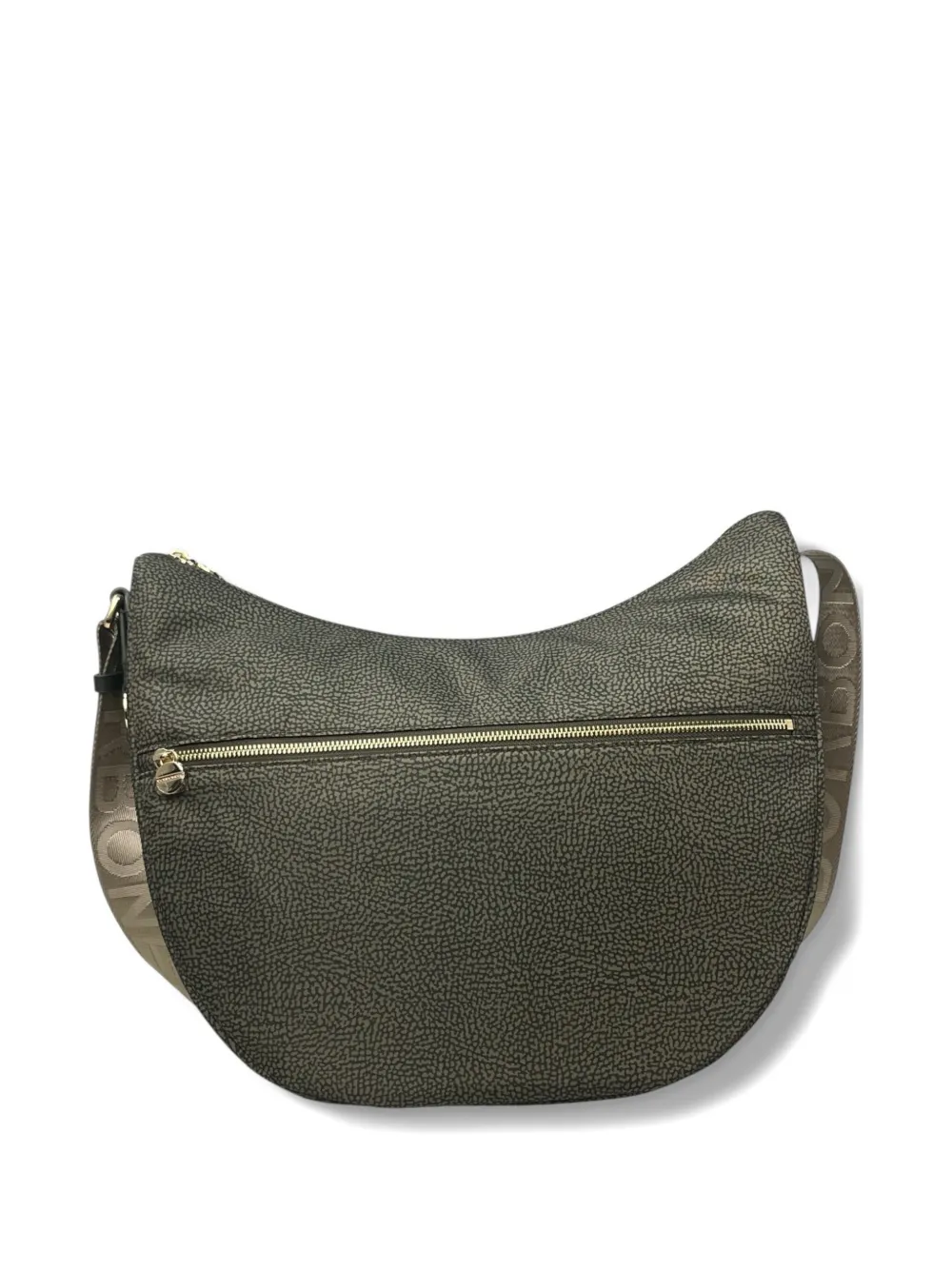 Borbonese Medium Cross Body Bag In Green