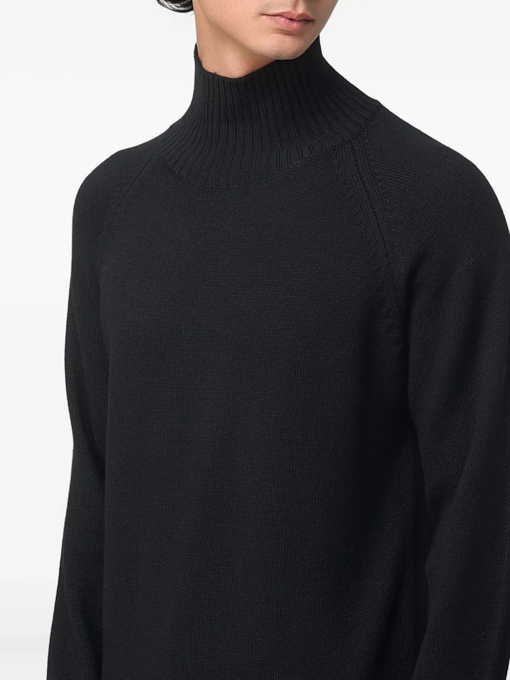 Paolo Pecora Turtleneck Sweater In Black