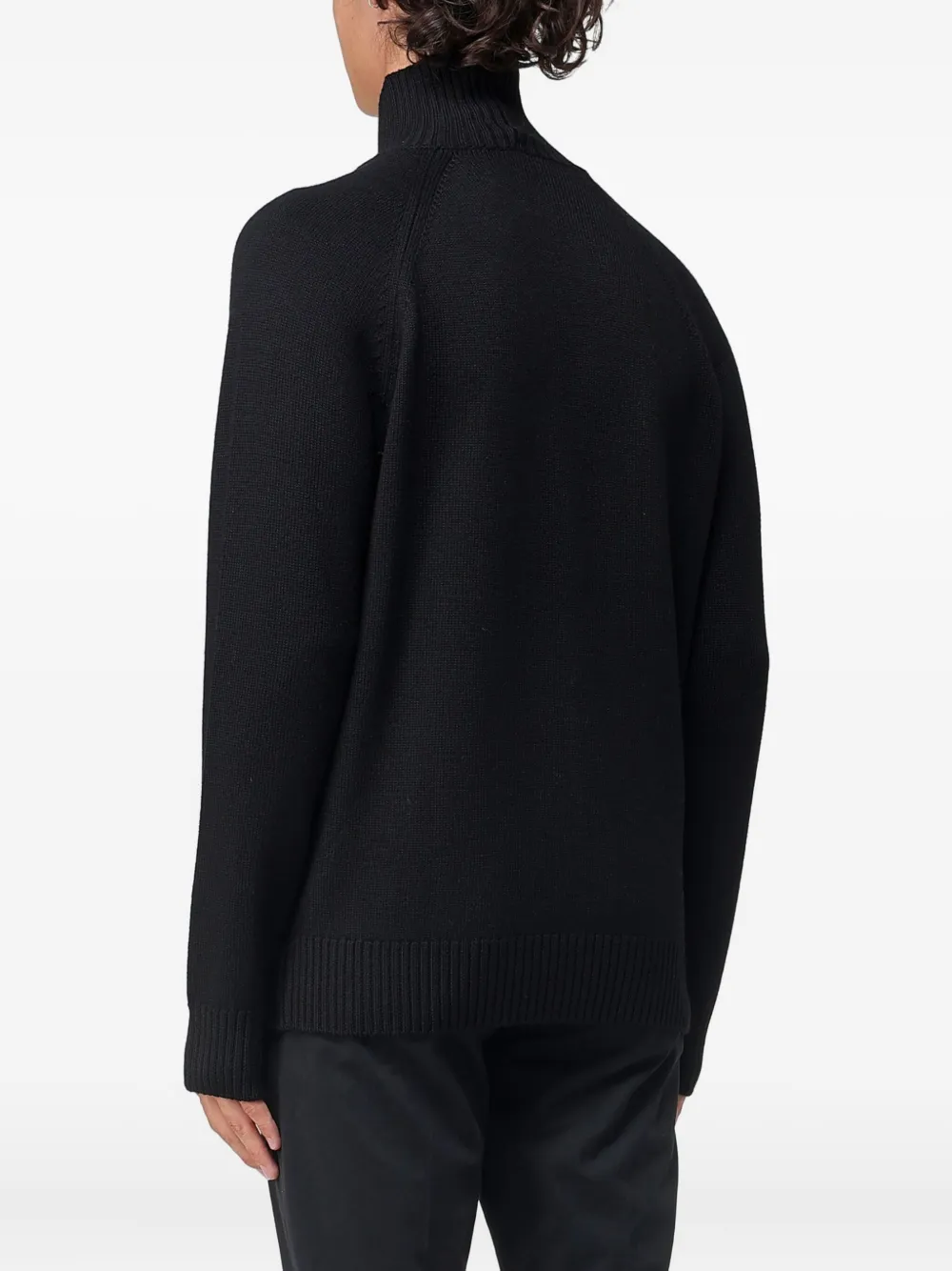 Paolo Pecora Turtleneck Sweater In Black