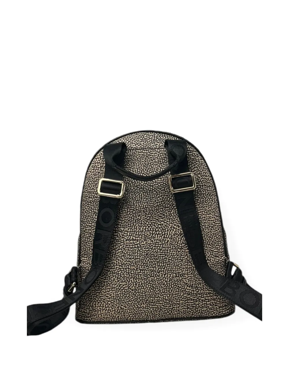 Borbonese abstract-pattern backpack - Zilver